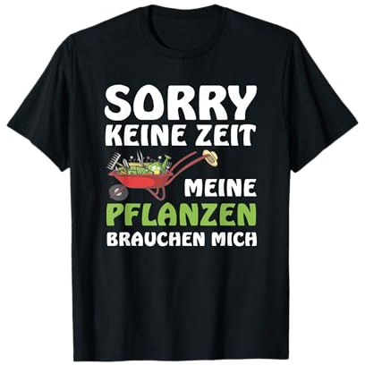 T-Shirt lustig Geschenk für Hobbygärtner meine Pflanzen T-Shirt