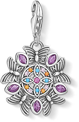 Thomas Sabo Damen Charm-Anhänger Schmetterlinge Charm Club 925 Sterling Silber 1827-477-7