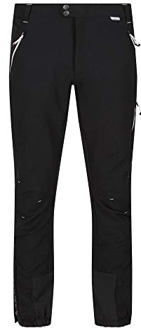 Regatta Mountain Winter - Pantaloni da Trekking, in Tessuto avanzato e Idrorepellente, con Elastico in Vita e Tasche con Cerniera Trousers, Uomo