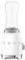 Smeg PBF01WHUK Retro 50’s Style Personal Blender, 2 x Bottles-To-Go, 2 Speed Settings, 600ml, 300W, White