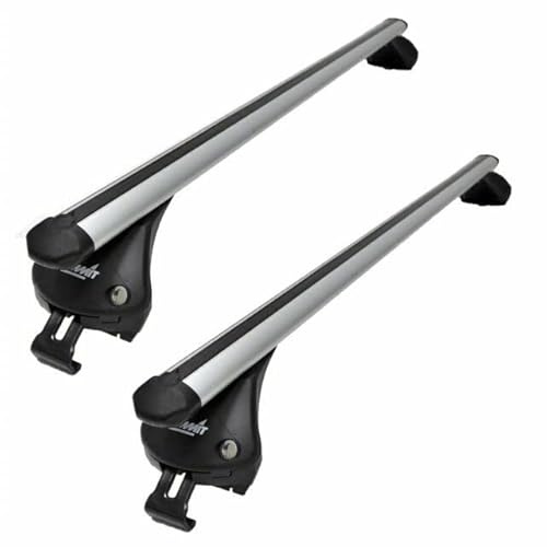 Summit SUP-957F Premium Vehicle Specific Railing Roof Bars - Aluminium, Locking, Set of 2