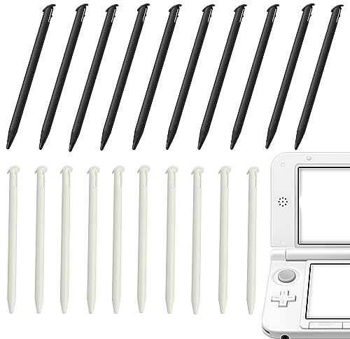20 Pièces 3ds Stylo Plastique Stylet Stylo Tactile de Haute Précision Stylet pour Nintendo DSi Stylo à Pointe Fine Stylets capacitifs Longueur 9.5cm pour Nintendo 3DSXL NDS Emplacement