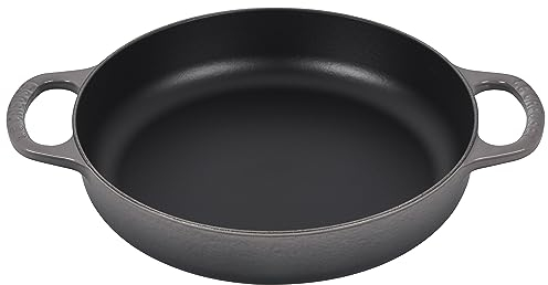 Le Creuset Signature Gusseisen-Pfanne, 27,9 cm, Austernfarben