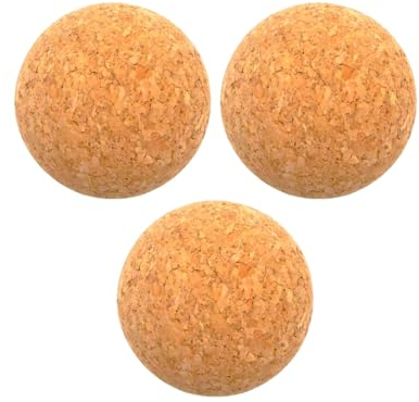 3 x Wein Kork Kugel 4 cm - Weinkorken Kugelstopfen Holzkorken Korkbälle