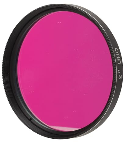 Telescope Filter,2 inches UHC Filter,Astrophotography to Improve The Image Contrast Reduces Light Pollution,Astronomical Telescope Accessories
