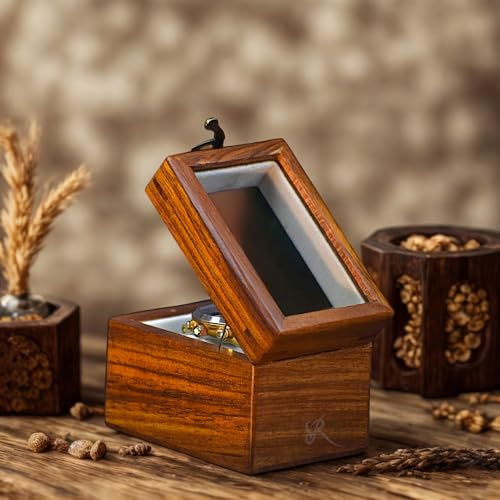 Superior Rosewood Single watch box case for men, Box for precious watch, Microsuede lined Interior with handmade watch pillow, Best Travel Mens Watch Box Case In Wood, Best Gift for Him