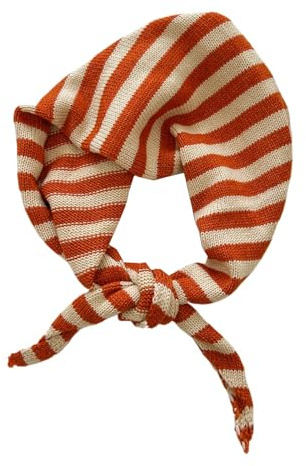 Yizelli Dreieck Strickschal für Frauen Warmer Streifen Schal für Frühling Herbst Winter