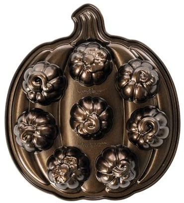 Nordic Ware Lil' Pumpkins Kuchenform, 2 Tassen, Bronze