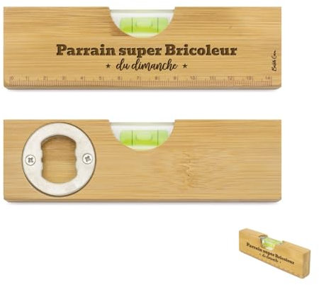 Niveau et décapsuleur - Parrain super bricoleur du dimanche
