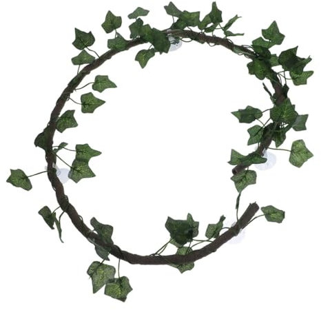 BESPORTBLE 1satz Reptile Tank Vine Mit Flexibler Klettervines Und Künstlichen Blättern Dekorative Klettervines Für Bartagamen Und Andere Reptilienhabitate