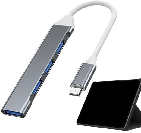 Hub USB para ordenador portátil - USB multipuerto, adaptador, multipuerto de 5 Gb/S transmisión de datos | USB 3.0 Hub/Tipo-C Splitter para ordenador portátil, PC, reproductor flash y otros