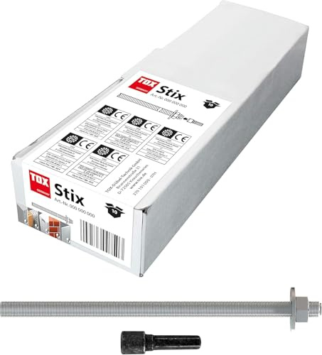TOX Gewindestange Stix Edelstahl A4 M12 x 160 M, 10 Stück - 070171191