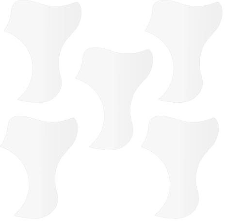 Briny River 5Pcs Gitarre Pickguard Anti-Scratch Guard Platte Transparent Selbst-adhesive für 40 41 Zoll Gitarre