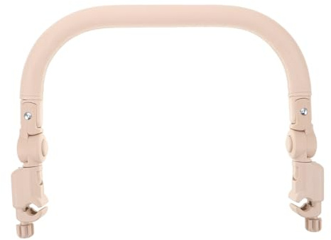 MOTHNUR Poignée pour Poussette Rallonge avec Angle Réglable Barre Transversale de Remplacement Confortable Pu Accessoire pour Bébé