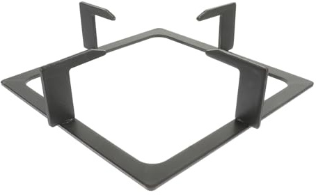 BESPORTBLE Soporte Cuadrado Fácil Instalación para Estufa de Gas de Hierro Fundido Negro y Soporte Seguro para Ollas en Cocina