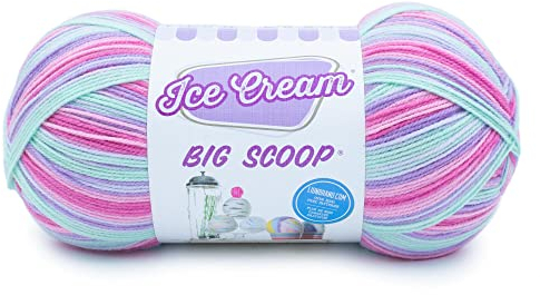 (1 Pack) Lion Brand Yarn 922-240 Ice Cream Big Scoop Yarn, Unicorn