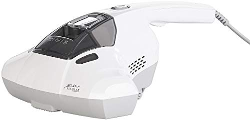 Sichler Haushaltsgeräte Milbenstaubsauger: 2in1-Milbensauger und UV-C-Flächendesinfektion, Vibration, HEPA-Filter (UV-c-Hygiene Sauger, Milbensauger mit Lampe, Polster Reiniger)