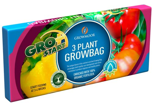 RKAYs Growmoor Fast Tomato Bag Planter Compost Soil Grow Bag Plant Flower Vegetables
