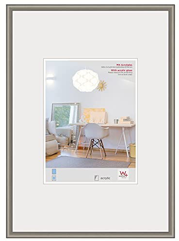 walther design Cadre photo en acier walther design format d’affiche avec verre d’art, cadre en plastique New Lifestyle KVX691D