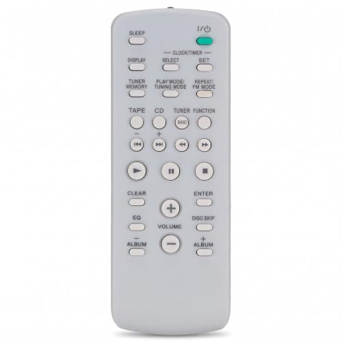 Universal TV-fjärrkontroll för CD HIFI-system, Ersättningskontroll för MHC-RG29 MHC-RG490S CMT-EH10 CMT-U1 CMT-CPZ1
