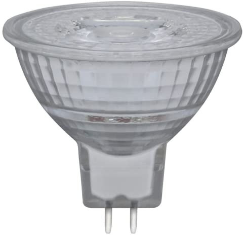 Crompton Lamps LED MR16 Spotlight 5W GU5.3 12V (35W Equivalent) 2700K Warm White 36° Clear 410lm Replacement Bulb