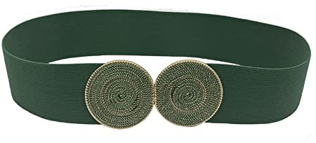ZAHSY Black Green Red Women Belts Elastic