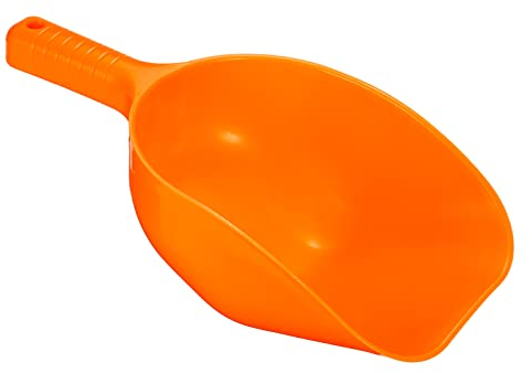 PATIKIL Ice Scoop, PP Plastic 11.8 Ice Maker Flour Cereal Sugar Utility Handle Shovel for Home Kitchen, Orange
