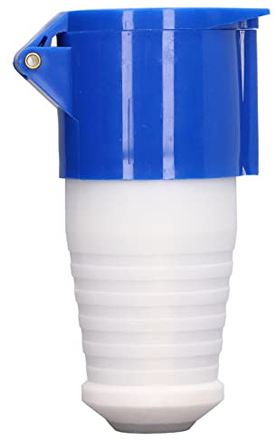 Enchufe Industrial IP44 32A Base 3 Pines Estanco 220-250V para Uso Externo Resistente al Agua Azul