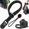 Benaton Poignée de La Dragonne, Dragonne Pour Appareil Photo, Sangle de Poignet Réglable pour Appareil Photo, Caméra Grip Lanière de Poignet Pour, longueur totale 40cm, noir + rouge (corde de queue)