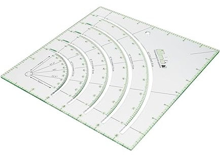 PHENOFICE Acryl Patchwork Lineal Quilten Lineal Transparent Leicht Praktisch Für Näharbeiten Selbstgemacht Zubehör