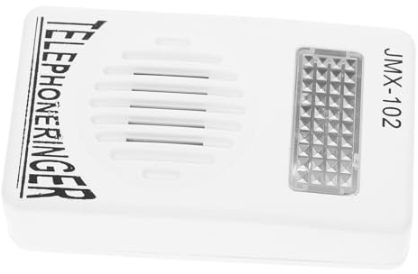 Angoily Amplificatore Suoneria Telefono Fisso, Potenziatore Volume Regolabile, Dispositivo senza Batteria per Suonerie Forti in Casa e Ufficio, Compatto e Leggero per Anziani e Ipoacusici