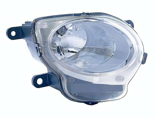 PROPOSTEONLINE Faro Proiettore realizzato per Fiat 500 dal 2007 al 2015 lato passeggero H1 alogeno con Luce di posizione antinebbia 51786771