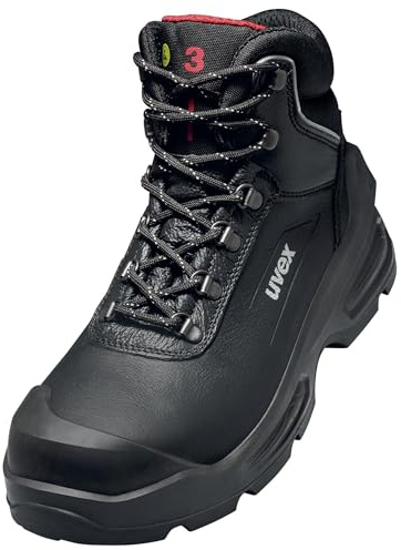 Uvex 3 quatro S3 SRC 68792 - Stivali di sicurezza, Nero , 48 EU