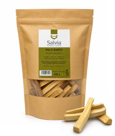 SALVIA | Palo Santo Naturlig Rökelse 200g | 20-24 En | Rökelsepinnar | Rökelseträ | En välbrinnande trädart | heligt | Äkta från Peru | Heligt | Rent-trä för energirening | doftande trästavar