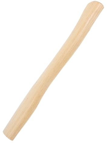 Alipis Manche de Hache en Bois de Tilleul 38 Cm, Poignée Ergonomique Lisse et Polie, Manche de Remplacement pour Hache de Camping et Outils de Fendage du Bois, Matériel Camping