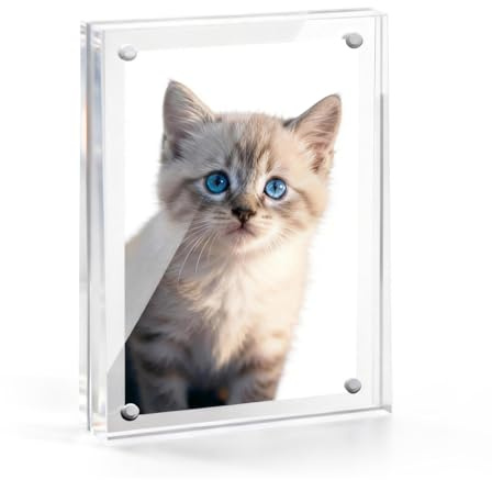 Mini Acrylic Picture Frames, 9x6cm Mini Photo Frame, Clear Photo Frame