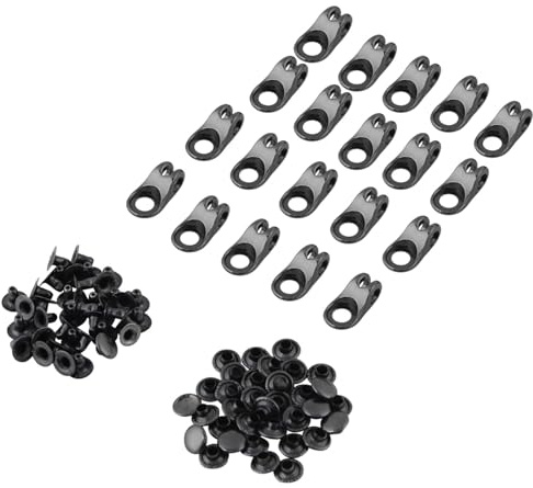 20 PCS/LOT Kofferraum Haken-Spitze mit Nieten Camp Hike Klettern Reparatur Schuhe Schnallen Haken Zubehör