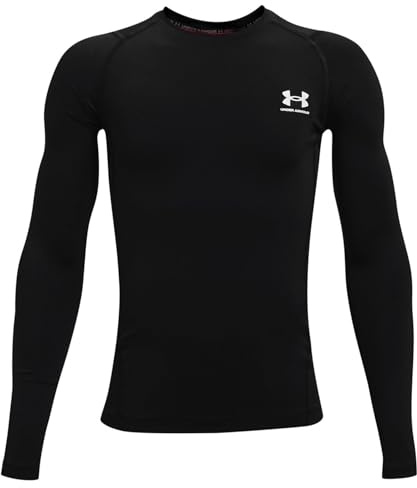 Under Armour HeatGear Langarmshirt Kids schwarz, YSM 125-135 Kinder