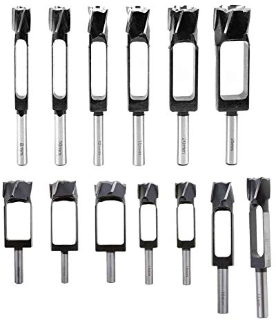 13 STÜCKE Dübel- und Dübelbohrer 1/2 13 mm Schaft Zapfenmacher Konischer Holzbearbeitungsschneider Durchmesser 8 mm 10 mm 12 mm 14 mm 15 mm 16 mm 18 mm 19 mm 20 mm 25 mm 30 mm 35 mm 40 mm