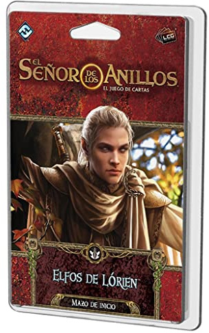 Fantasy Flight Games, El Señor de los Anillos LCG | Elfos de Lórien Mazo de Inicio, Juego de Cartas en Español