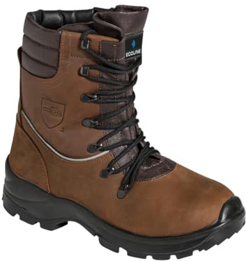 Ratioparts Ecoline-Stivali antitaglio, Classe 2, Colore Marrone, Taglia 40, lavori industriali Unisex-Adulto, EU