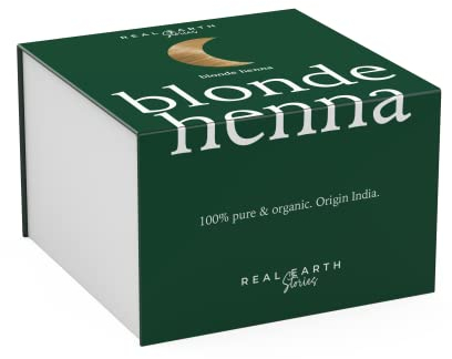 Real Earth Henna Haarfarbe 250g BIO 100% Natürliches. Henna Pulver Für Haare - Tönung Rot, Kupfer, Kupferrot, Goldbraun, Mittelblond, Schwarz, Dunkelbraun Color Prep Haut - Made in India