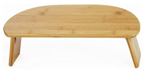 Faltbare Meditationsbank, Faltbarer Bambus Yoga Kniender Hocker, Ergonomischer Meditationsstuhl zum Sitzen auf dem Boden