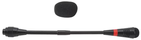 Beufee Desktop-Schwanenhals-Kondensatormikrofon, Klare Tonübertragung, 25 cm Schwanenhals-Podiumsmikrofon, Schwanenhalsmikrofon Für Konferenzen, 4 Löcher