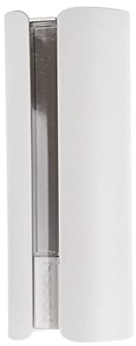 Dekaim Dispenser per bicchieri di carta, dispenser per bicchieri di carta, porta bicchieri in plastica da parete con coperchio antipolvere e finestra visibile, salvaspazio per bicchieri d'acqua,