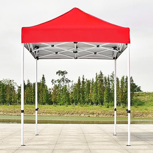 FVTVHEV Cenador Carpa Jardin Pop-up Carpa Plegable Pérgola Playa Carpa para Fiestas Protección Solar Duradera y Resistente al Agua Altura Ajustable Fácil de Montar y Transportar(Rojo,3x4.5M)