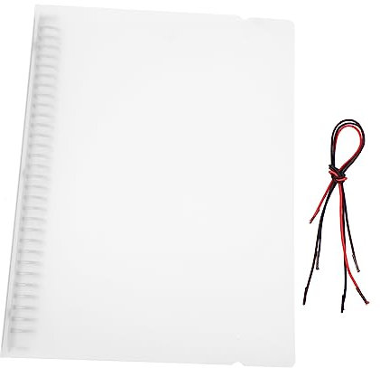 VILLFUL Notizbuch Hülle Binder Cover Shell Loseblatthülle Translucent Notebook Shell Hochwertiges Material Schutz Für Schulbedarf Leicht Abwischbar