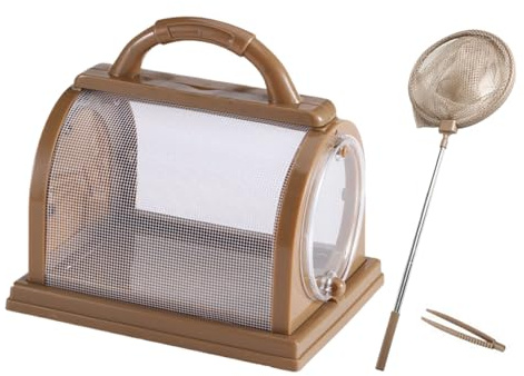 Insektenjagd Kit - Wurmextractor, Bodenausgrabung | Tragbares Fliegenfangwerkzeug mit Vergrößerung, Box, Gadget zum Sammeln für Garten, Collezion