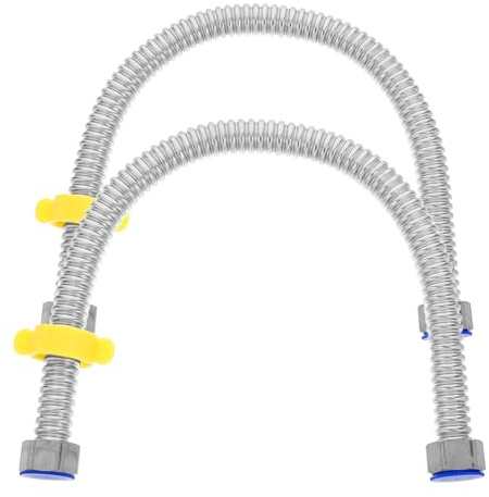 NOLITOY Raccord Ondulé Acier Inoxydable Flexible Pour Chauffe-eau Et Système De Traitement Eau Haute Pression Tuyau Eau Chaude Et Froide