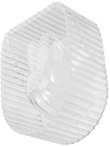 BAZEITFLOW Nail Soaking Bowl Transparent Weiß Nagelpflege Schüssel zum Einweichen Maniküre Tool für Nagellackentfernung und Nagelhautsoftener für Salon und Zuhause